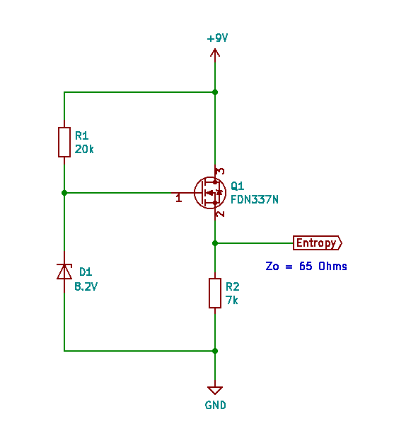 Schematic of REALLYREALLYRANDOM's Type 3 Mata Hari Cryptography kit's entropy source.