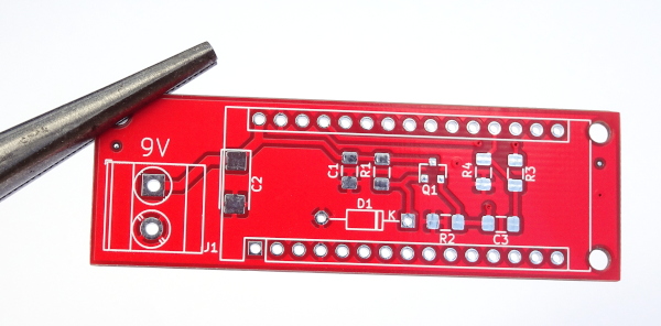 Unpopulated PCB for REALLYREALLYRANDOM's Type 3 Mata Hari Cryptography kit.