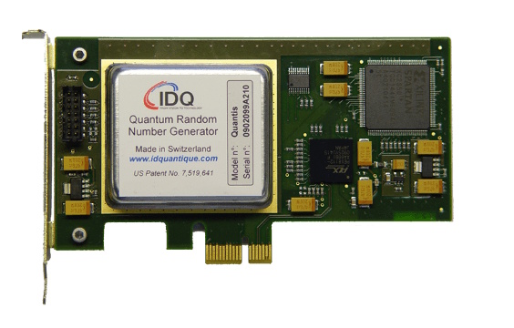 ID Quantique's TRNG as a complex PCIe card.